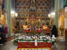 В Свято-Троицком соборе, в ночь на 5 мая состоялось Пасхальное богослужение.